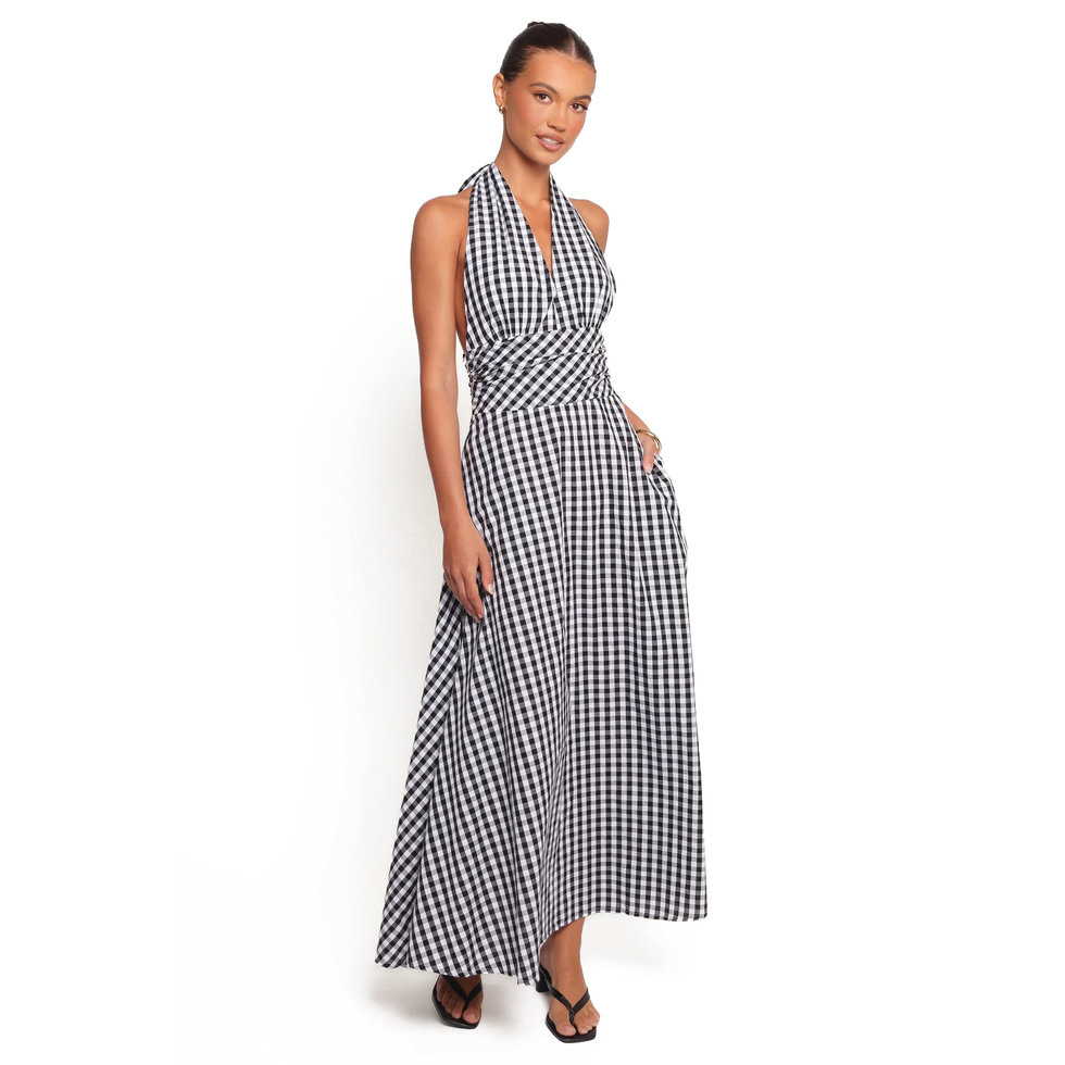 Solene Maxi Halterneck Jurk