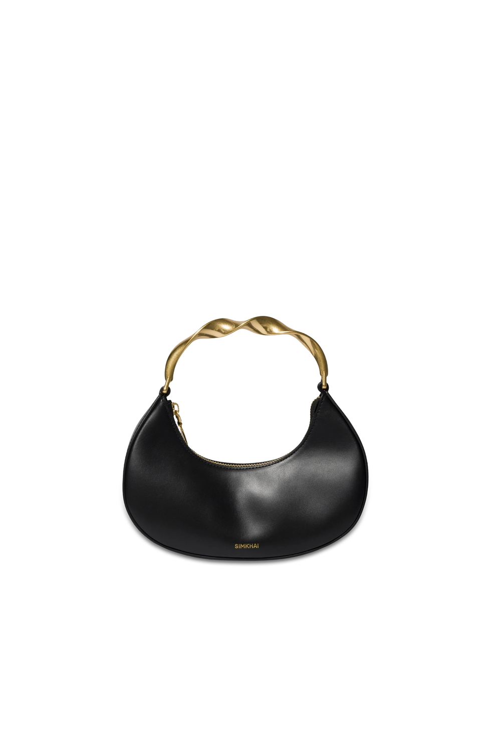 Nixi Twist leren tas met handvat
