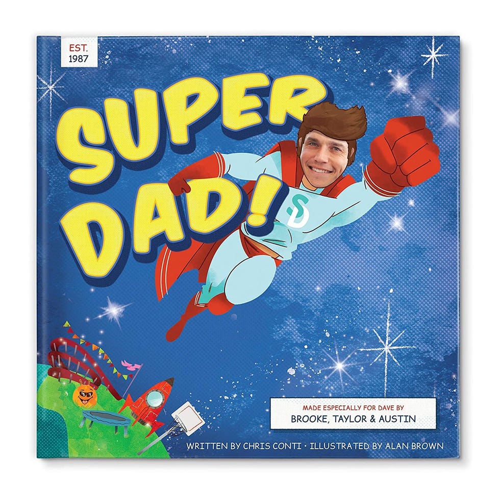 Super Dad Personalized Story, Soft Cover
