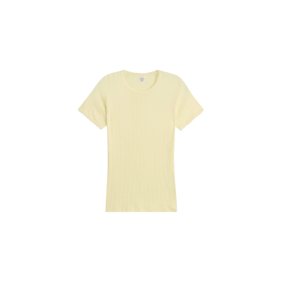 Koszulka Pointelle Slim Fit