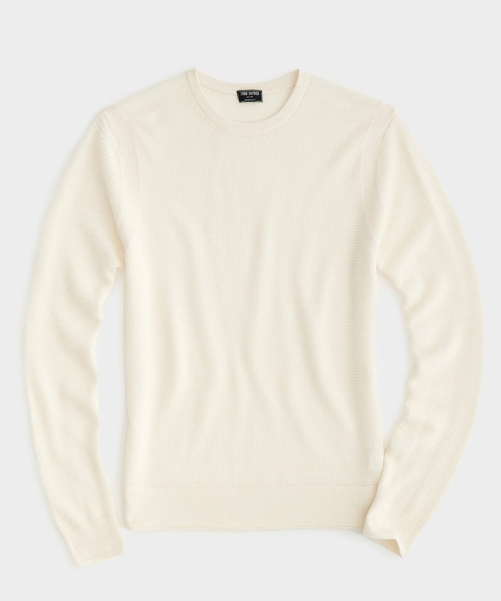 Merino Waffle Crew