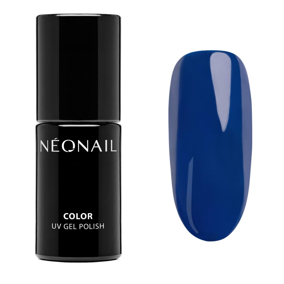 Esmalte semipermanente azul eléctrico