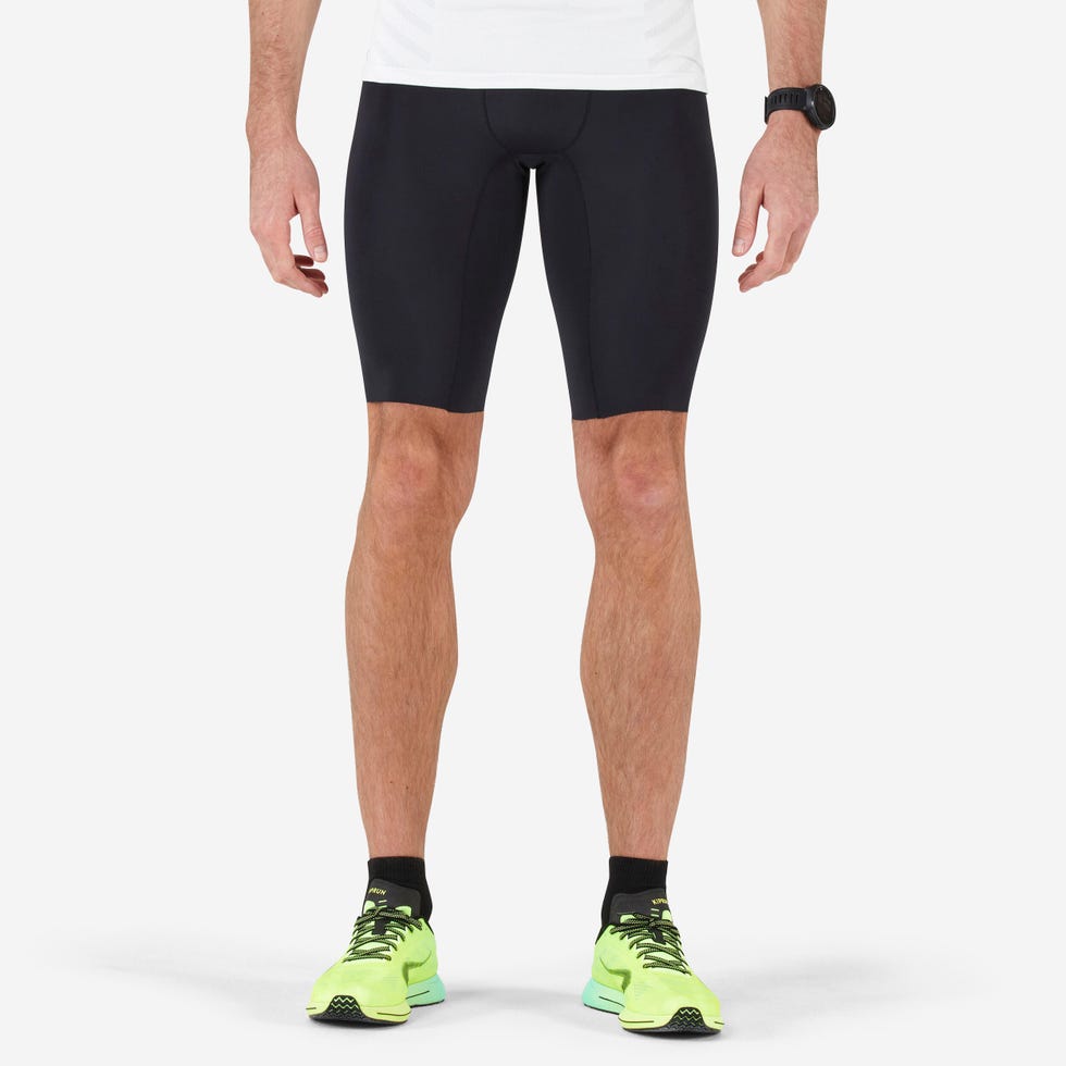Mallas running cortas para hombre en color negro