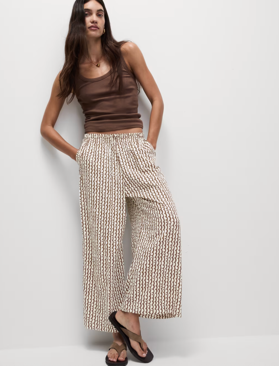 Geometric Wide Leg Culottes (also in black)