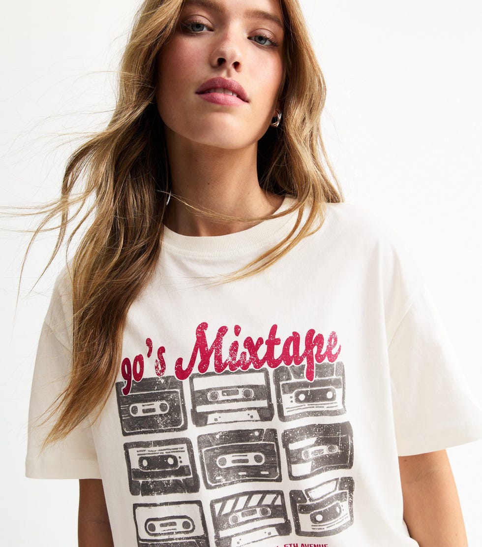 Tape Print T-Shirt