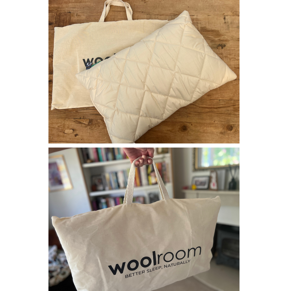 Deluxe Organic Washable Wool Baby/Travel Pillow
