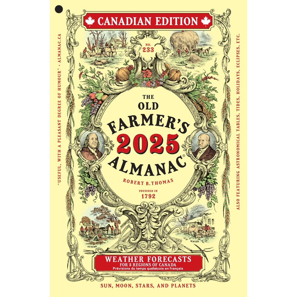 The Old Farmer's Almanac 2025 Canadian Edition