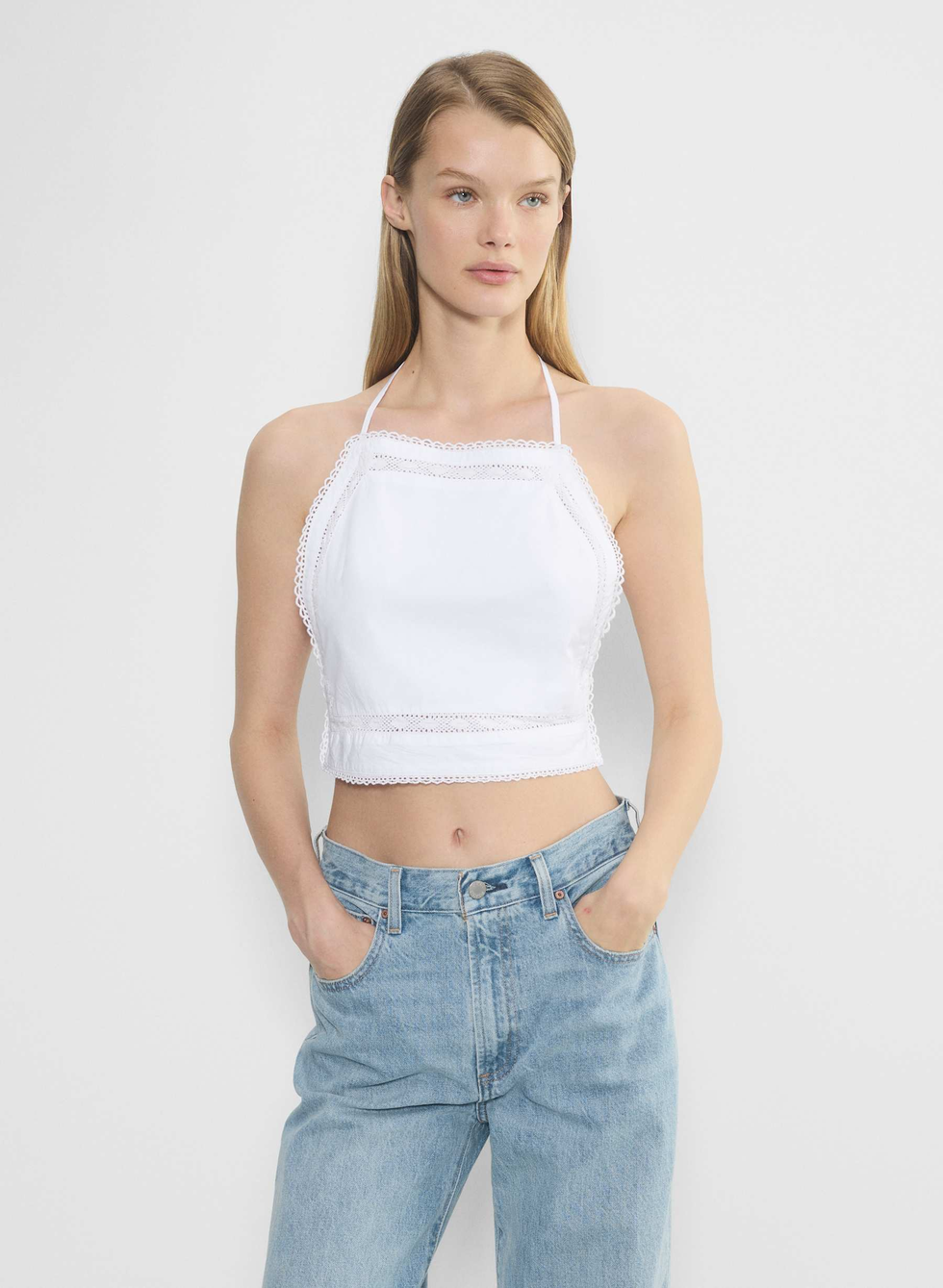 Winslow Poplin Halter Top