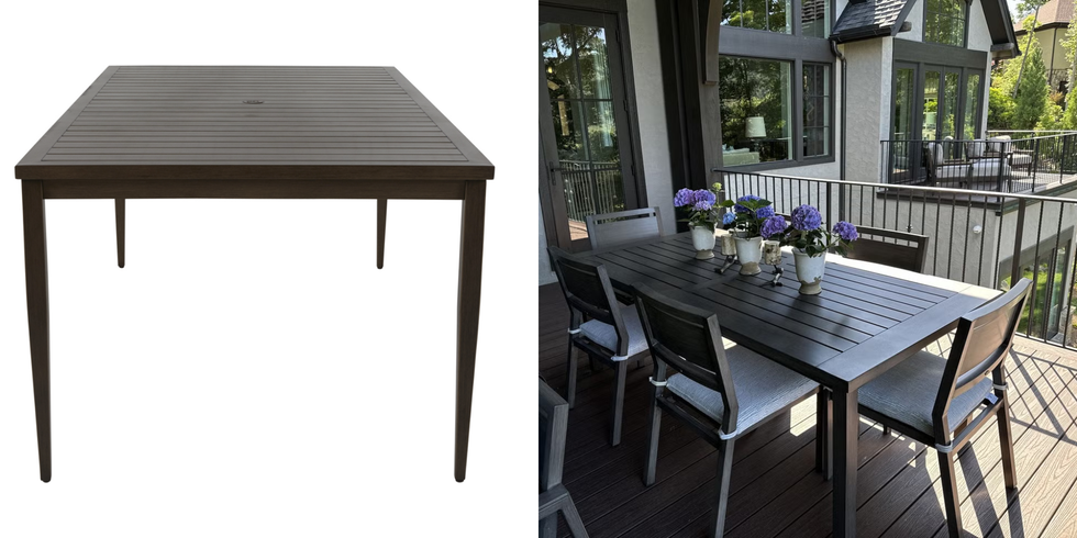 Brookside Aluminum Dining Table