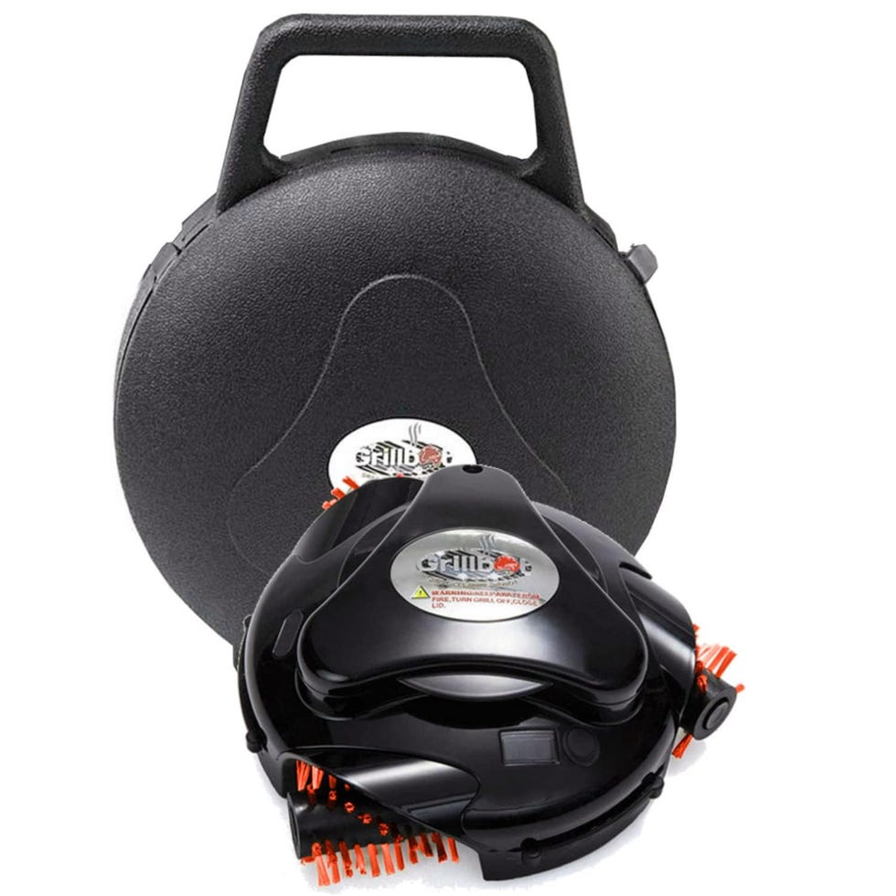 Automatic Grill Cleaning Robot with Nylon Brushes