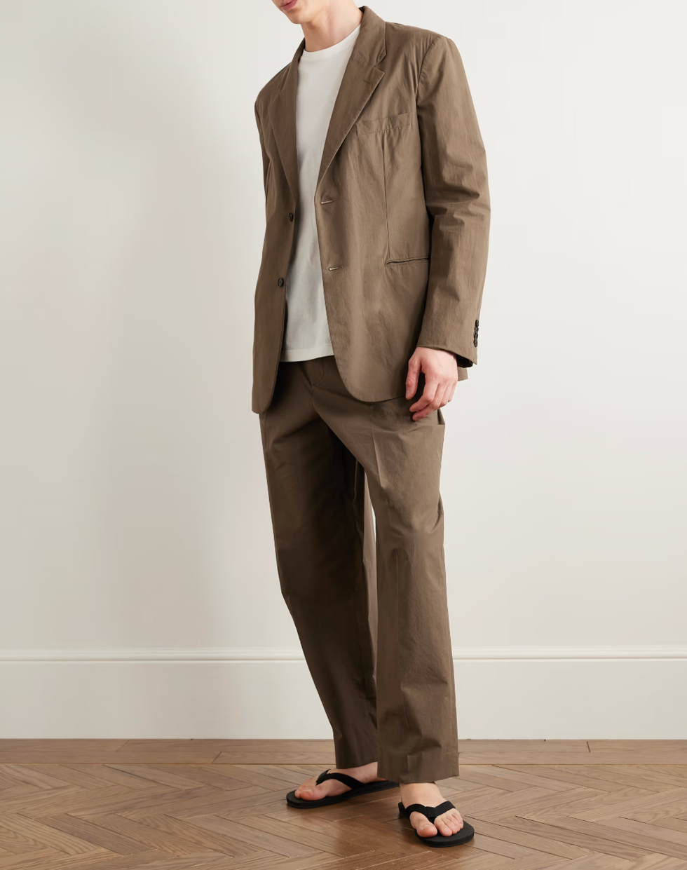 Chaqueta de traje de algodón