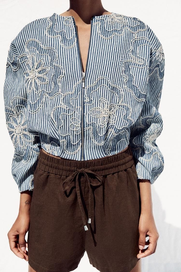Structured Bomber Jacket