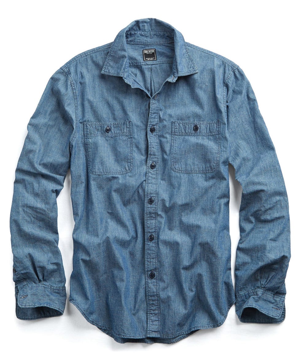 Japanese Chambray Work Shirt Japanese Chambray Work Shirt