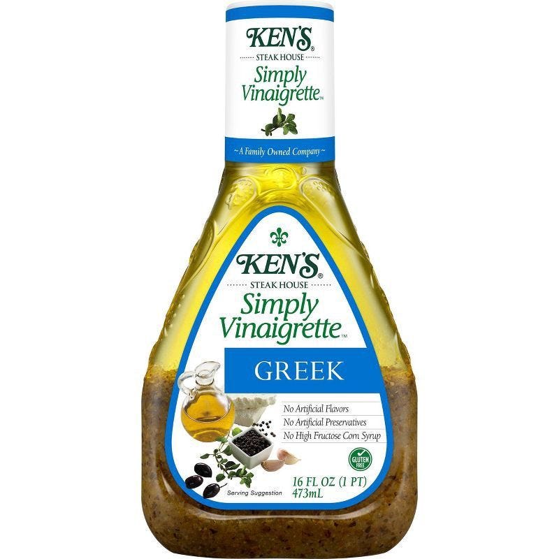 Simply Vinaigrette Greek Salad Dressing