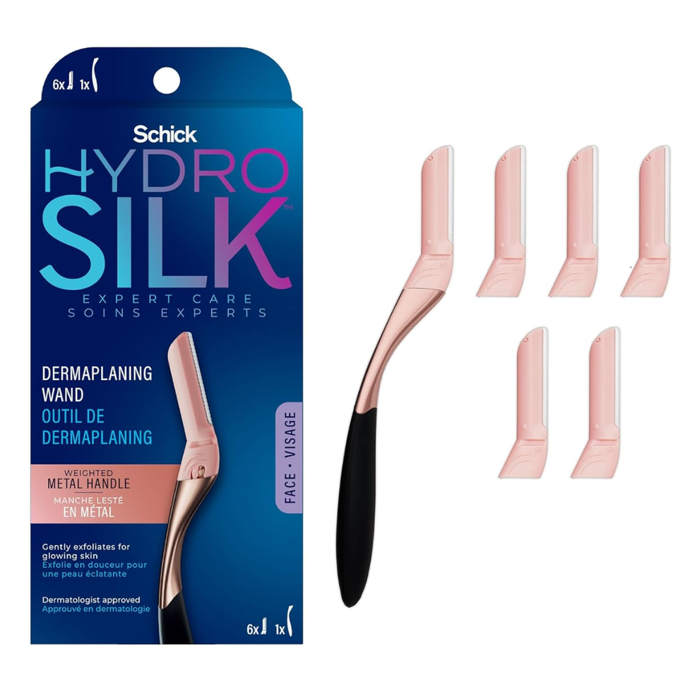 Hydro Silk Dermaplaning Wand with 6 Refill Blades