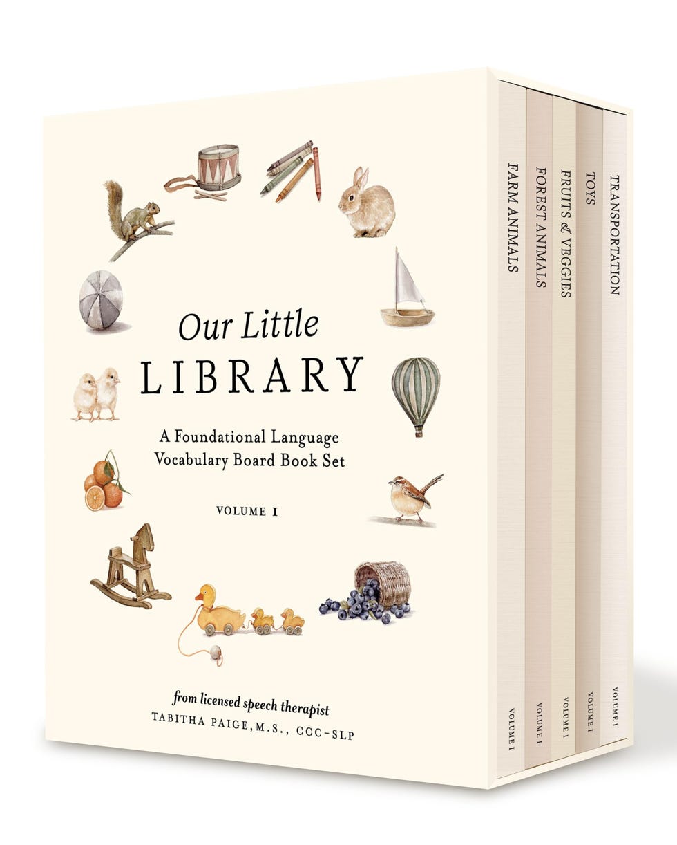 Our Little Library: A Foundational Language Vocabulary Board Book Set for Babies Our Little Library: A Foundational Language Vocabulary Board Book Set for Babies