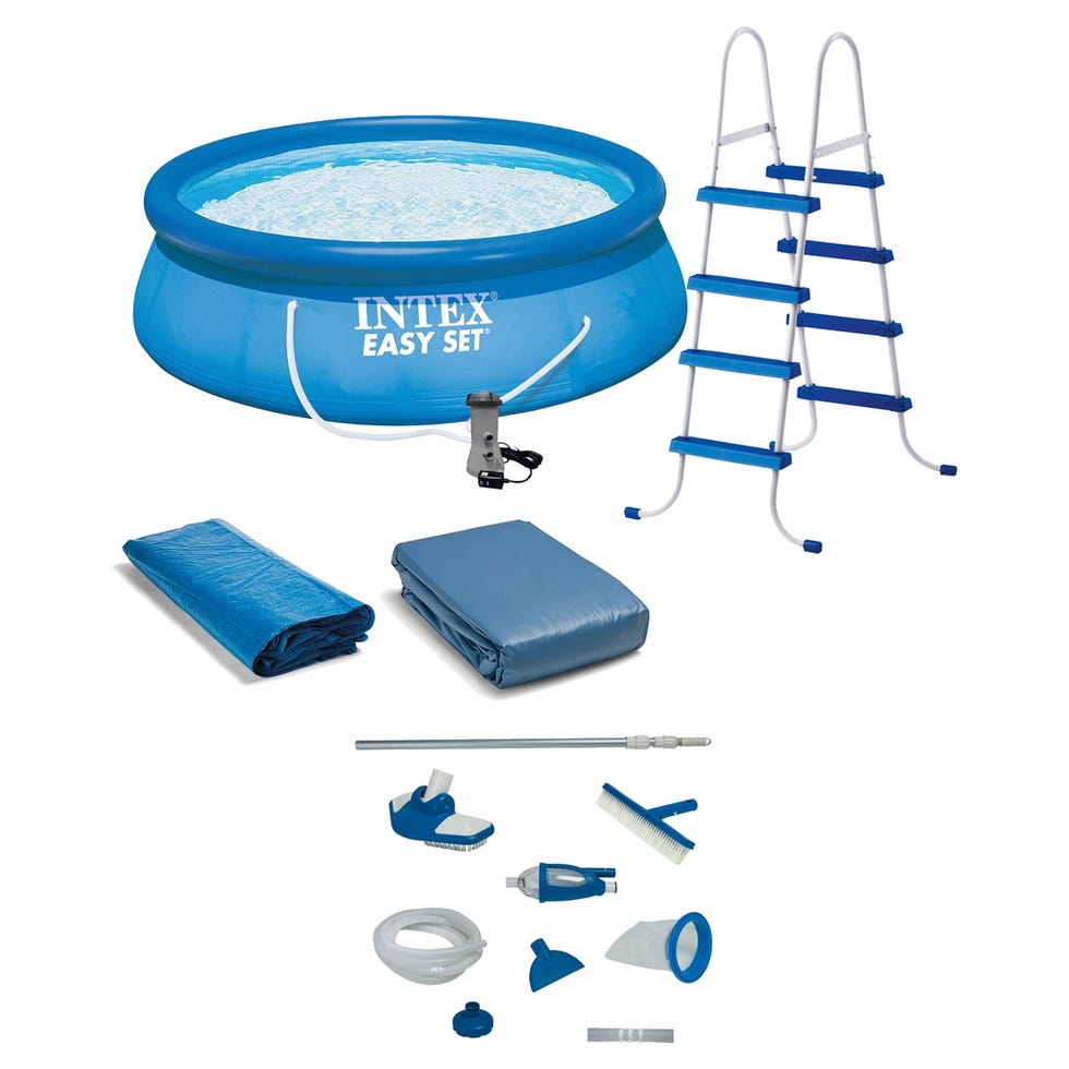 Easy-Set 15’ x 48’ Round Inflatable Outdoor Pool