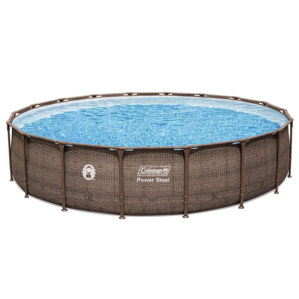 Power Steel 18’ x 48” Round Metal Frame Pool Set