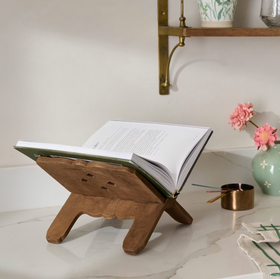 Vintage-Inspired Cookbook Holder