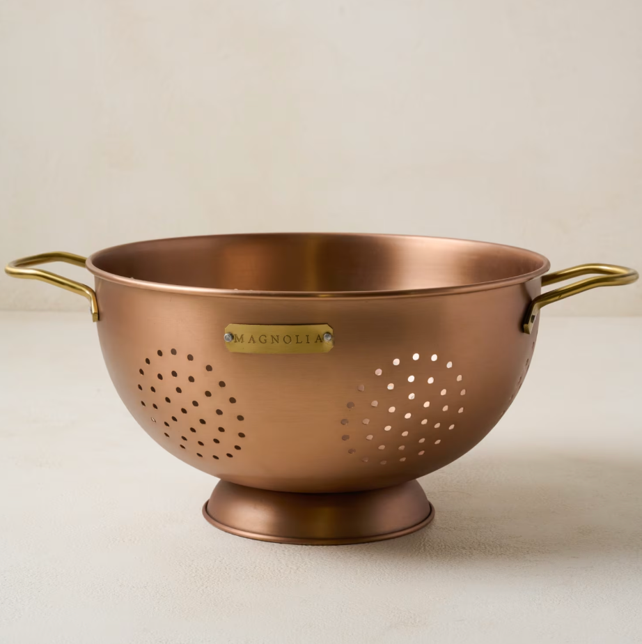 Copper and Brass Colander