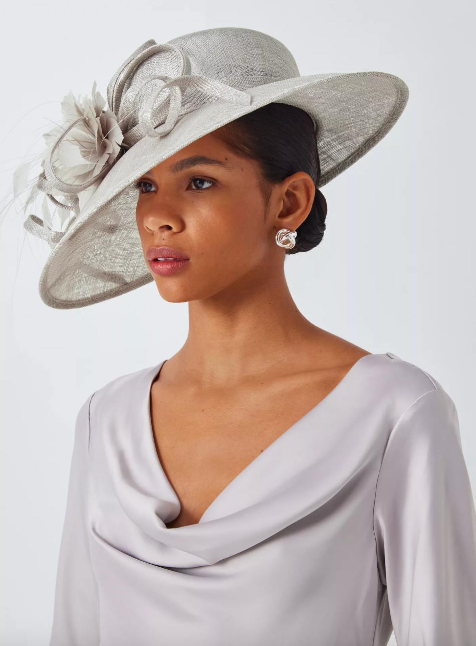 John Lewis Hailey Woven Abaca Downturn Brim Hat