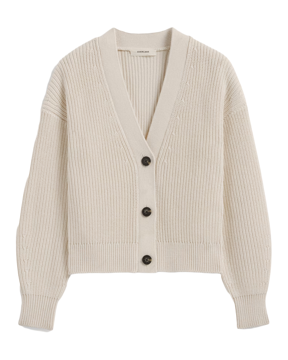 The Boxy Everyday Cotton Cardigan