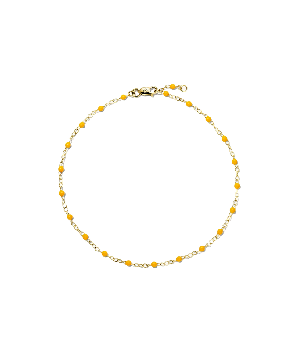 Enamel Spheres Anklet