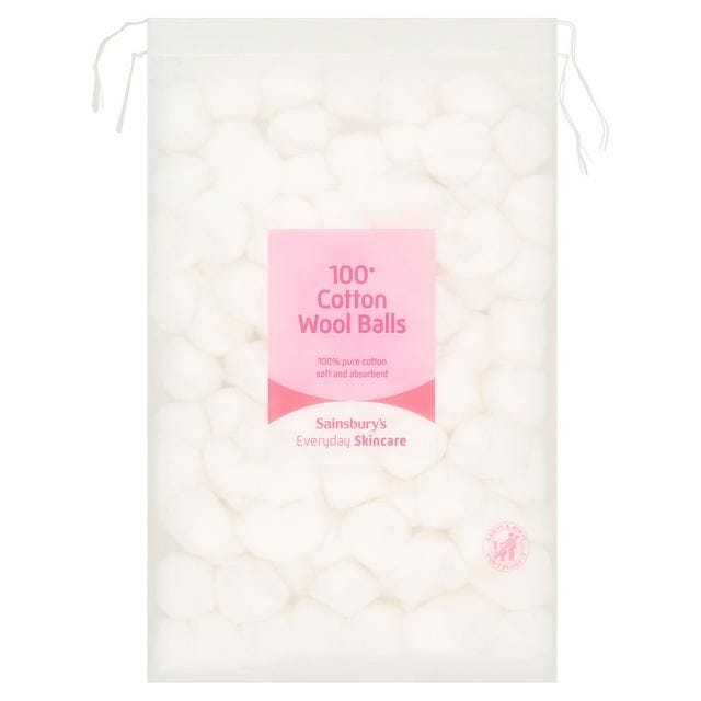 100 Cotton Wool Balls