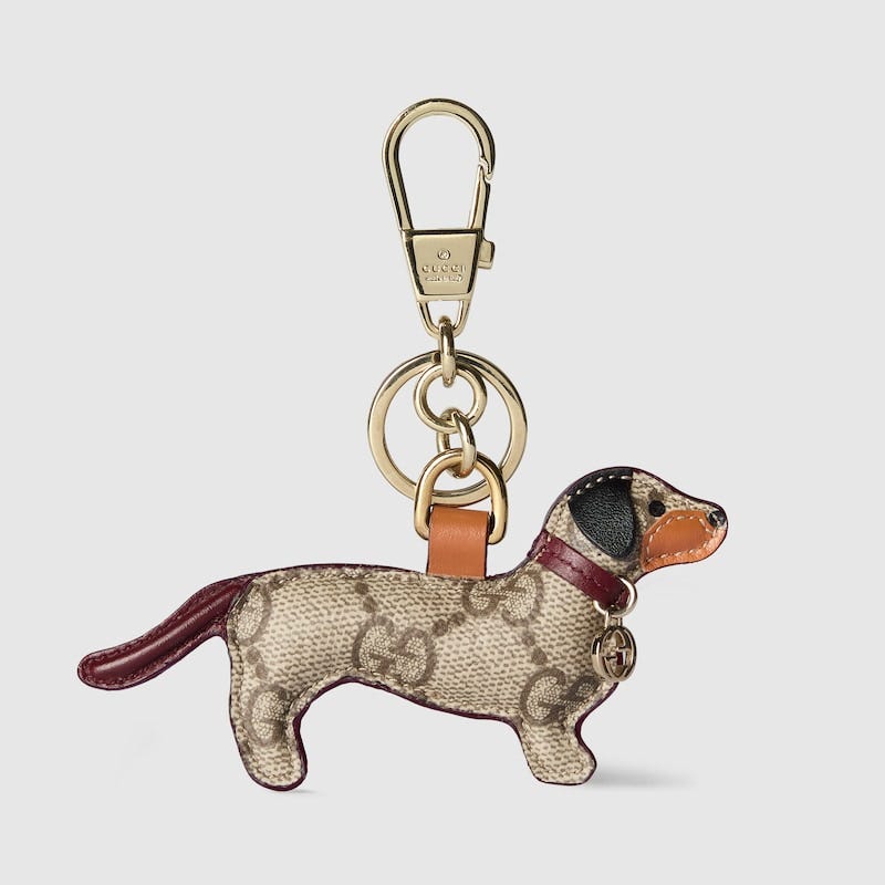Tashanger in de vorm van een hond