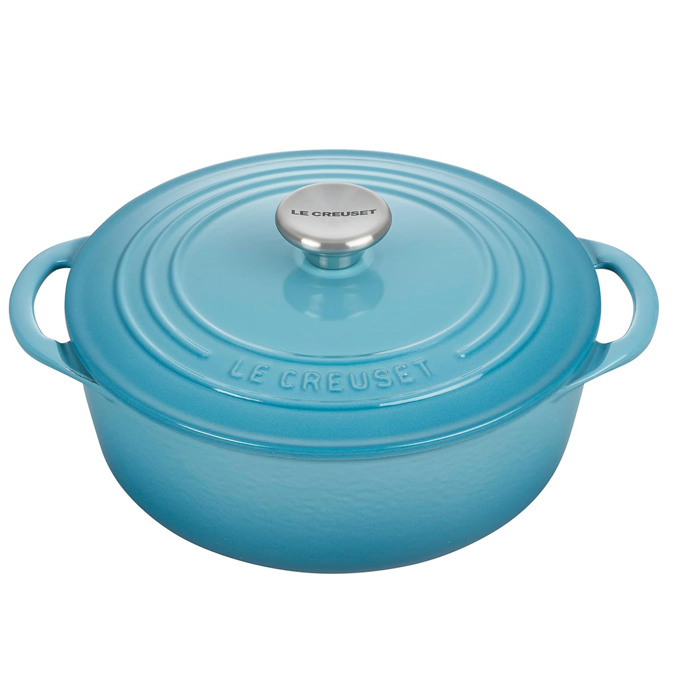 Enameled Cast-Iron Shallow Round Oven