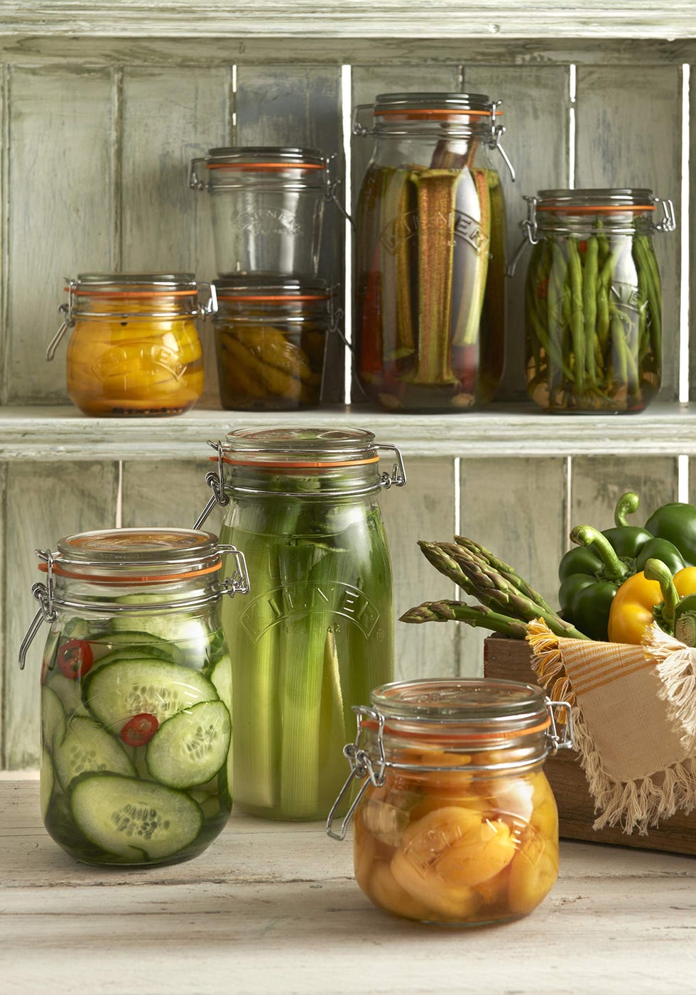 1.5 Litre Round Glass Clip Top Jar (Pack of 2)