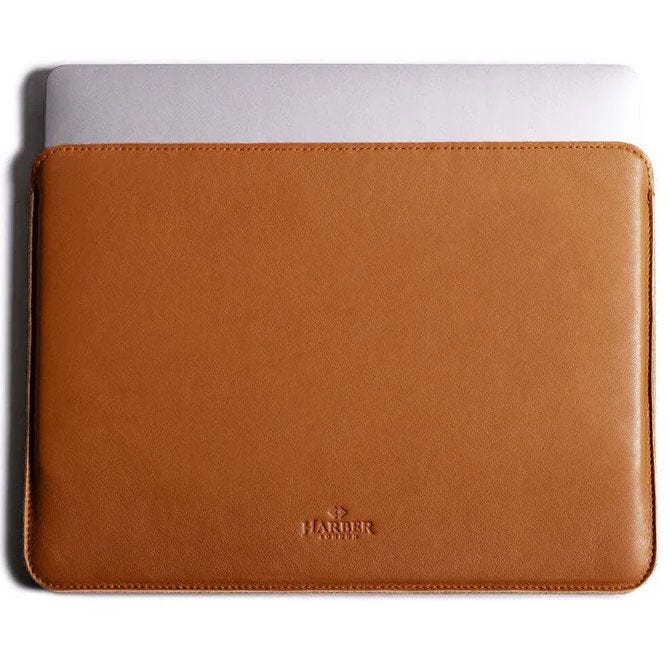 Slim Leather MacBook Sleeve Case
