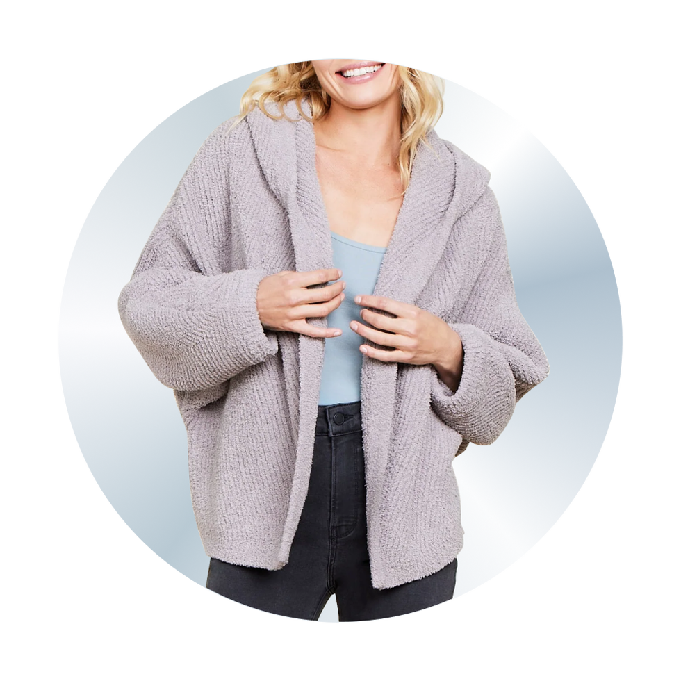 CozyChic® Chevron Rib Cardigan