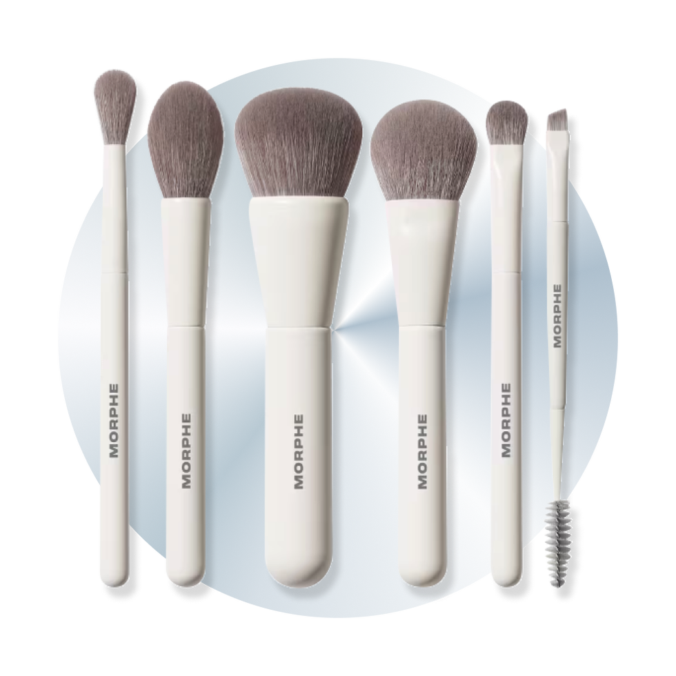 Six Piece Travel Brush Set