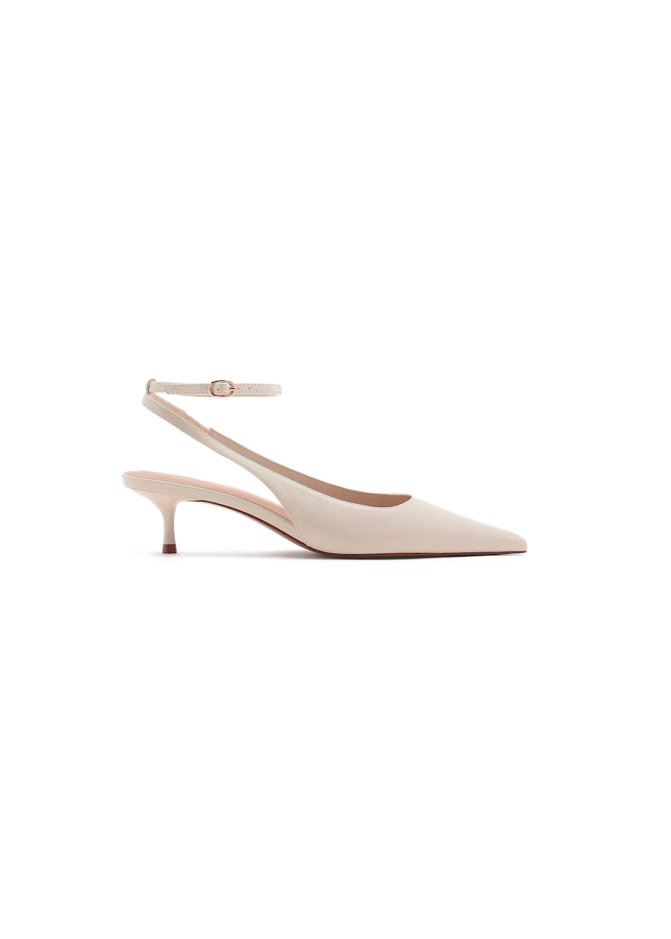 Kitten-Heel Pointed Shoes
