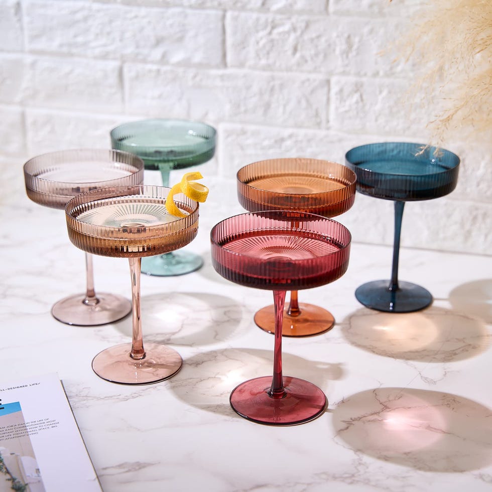 Vintage Coupe Glasses 