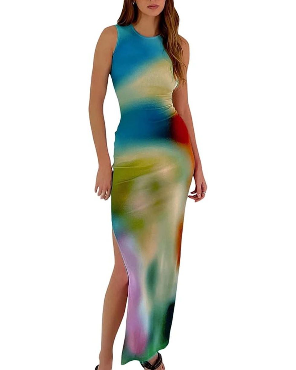Tie Dye Tank Dress