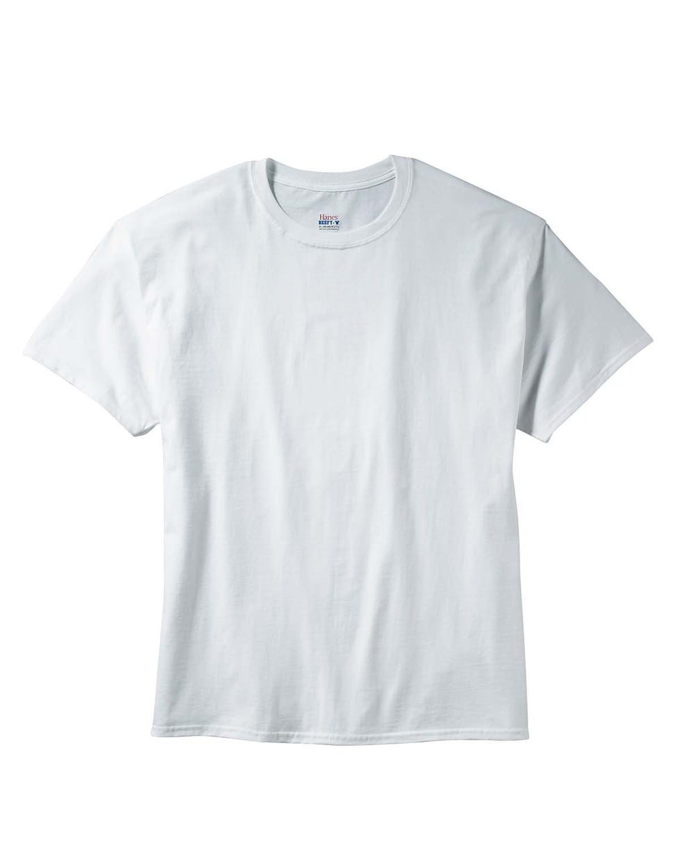 Hanes Men's Short Sleeve Beefy-T (Pack of 2), Black, Small