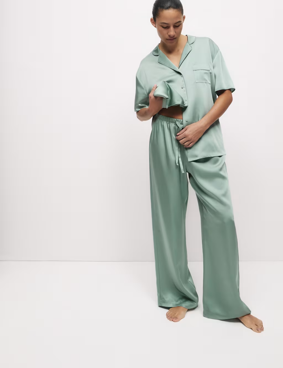 Dream Satin™ Revere Pyjama Top Set