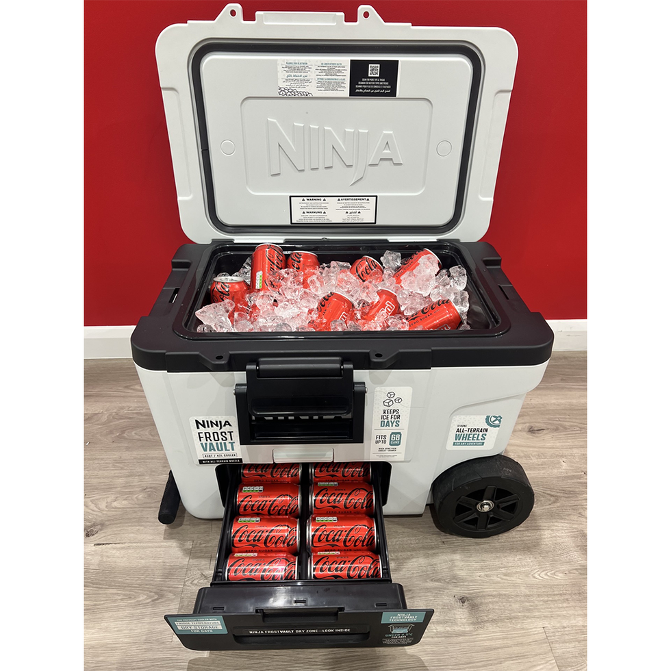 FrostVault 45QT/42L Wheeled Cooler with Dry Zone