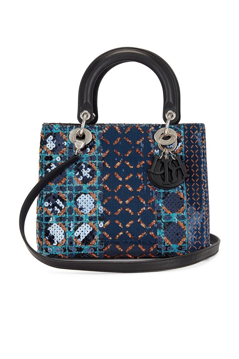 Borsa Lady Dior con paillettes