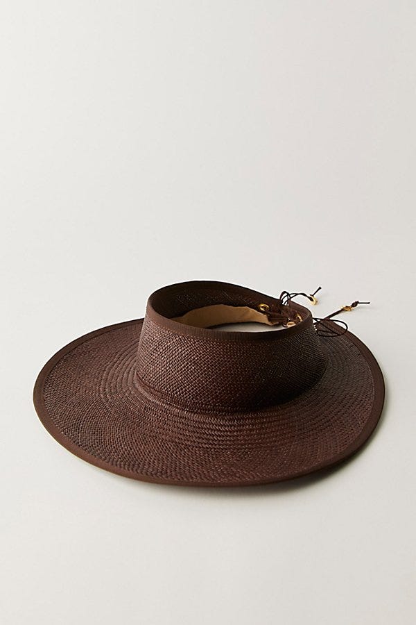 Andrea Wide Brim Visor