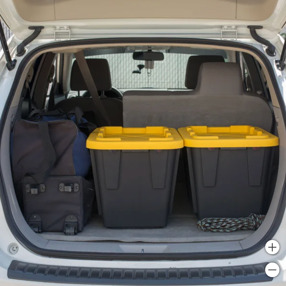 12 Gallon Storage Bin, 4-pack