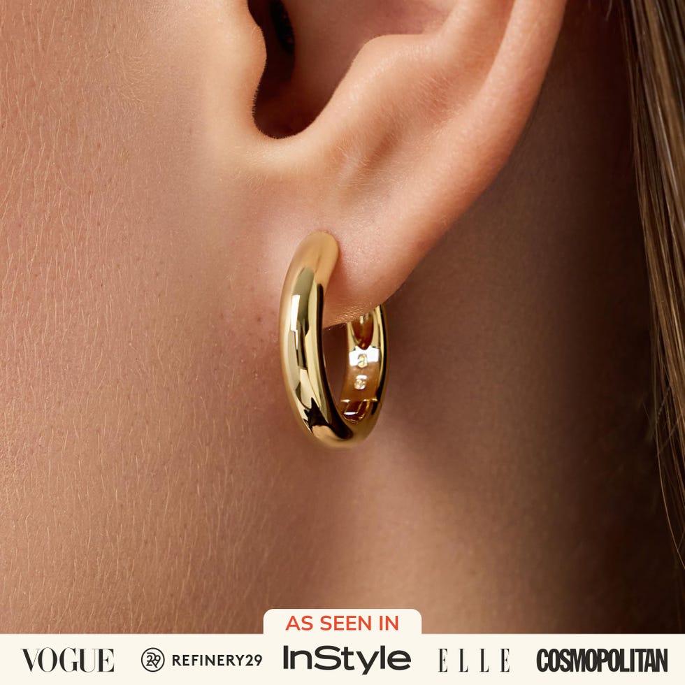 Giulia Huggie Hoop Earring