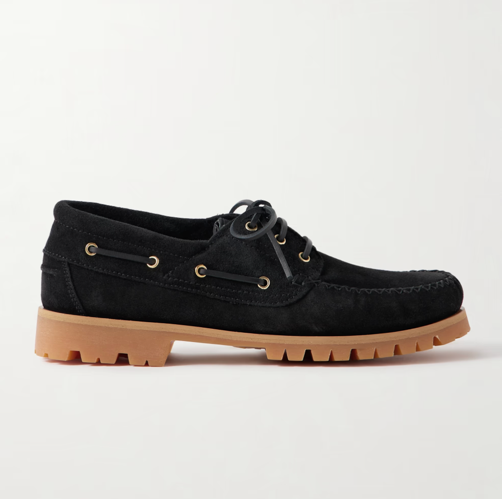 Aztec Suede Boat Shoes