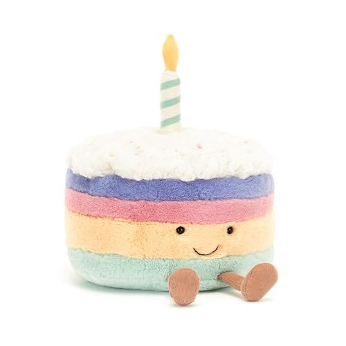 Rainbow Birthday Cake Plush