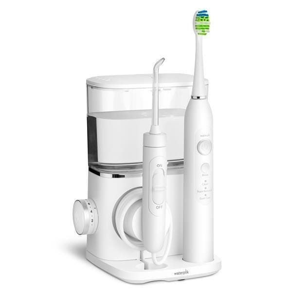 Sensonic Complete Care Water Flosser and Rechargeable Electric Toothbrush Combo Set