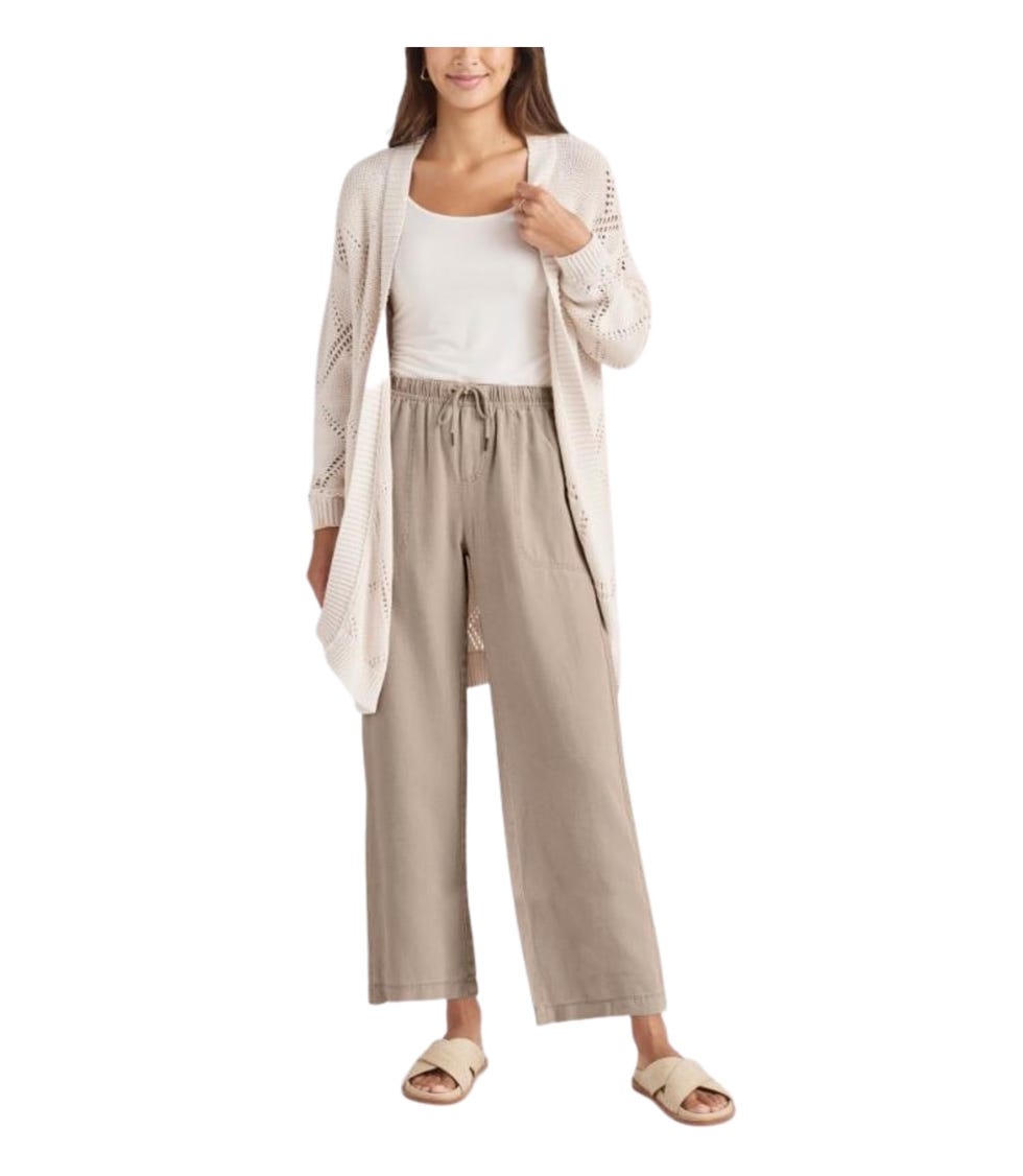 Angie Crop Wide Leg Pants