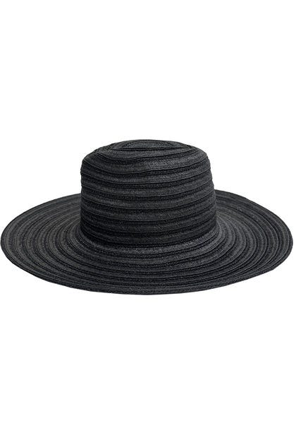 Fedora con ala de campana metálica