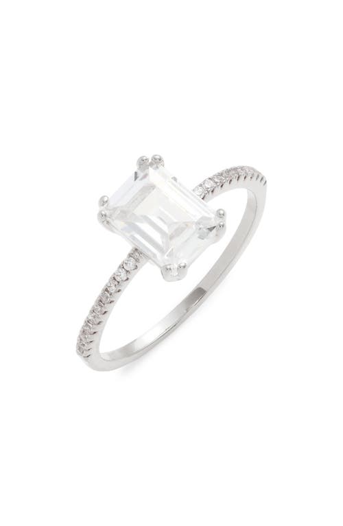 Radiant Cubic Zirconia Ring